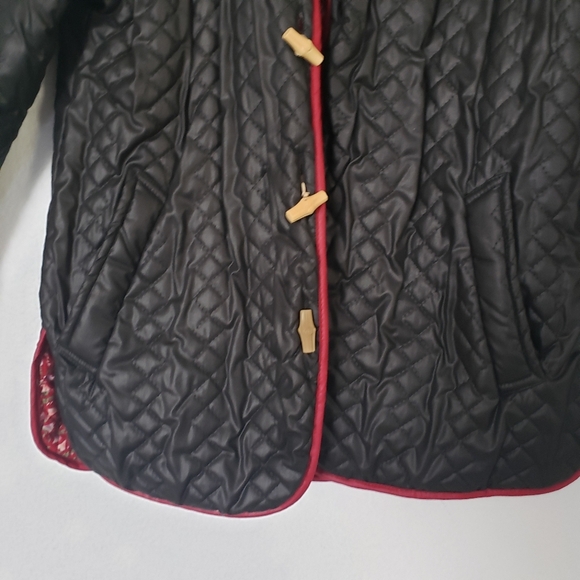 Women reversible quilted floral Jacket - Picture 7 of 13